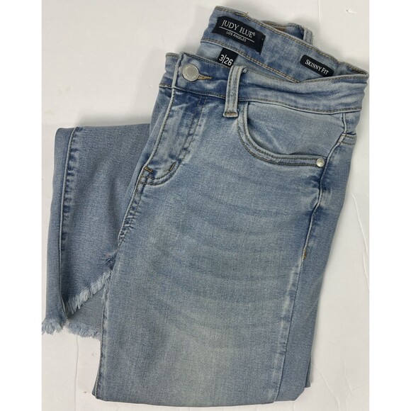 Judy Blue Denim - Judy Blue Skinny Fit Jeans Distressed 3/26
